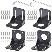 YOTINO 4PCS Nema 17 soporte de montaje de motor paso a paso con tornillos para impresora de impresora 3D Accesorios de…